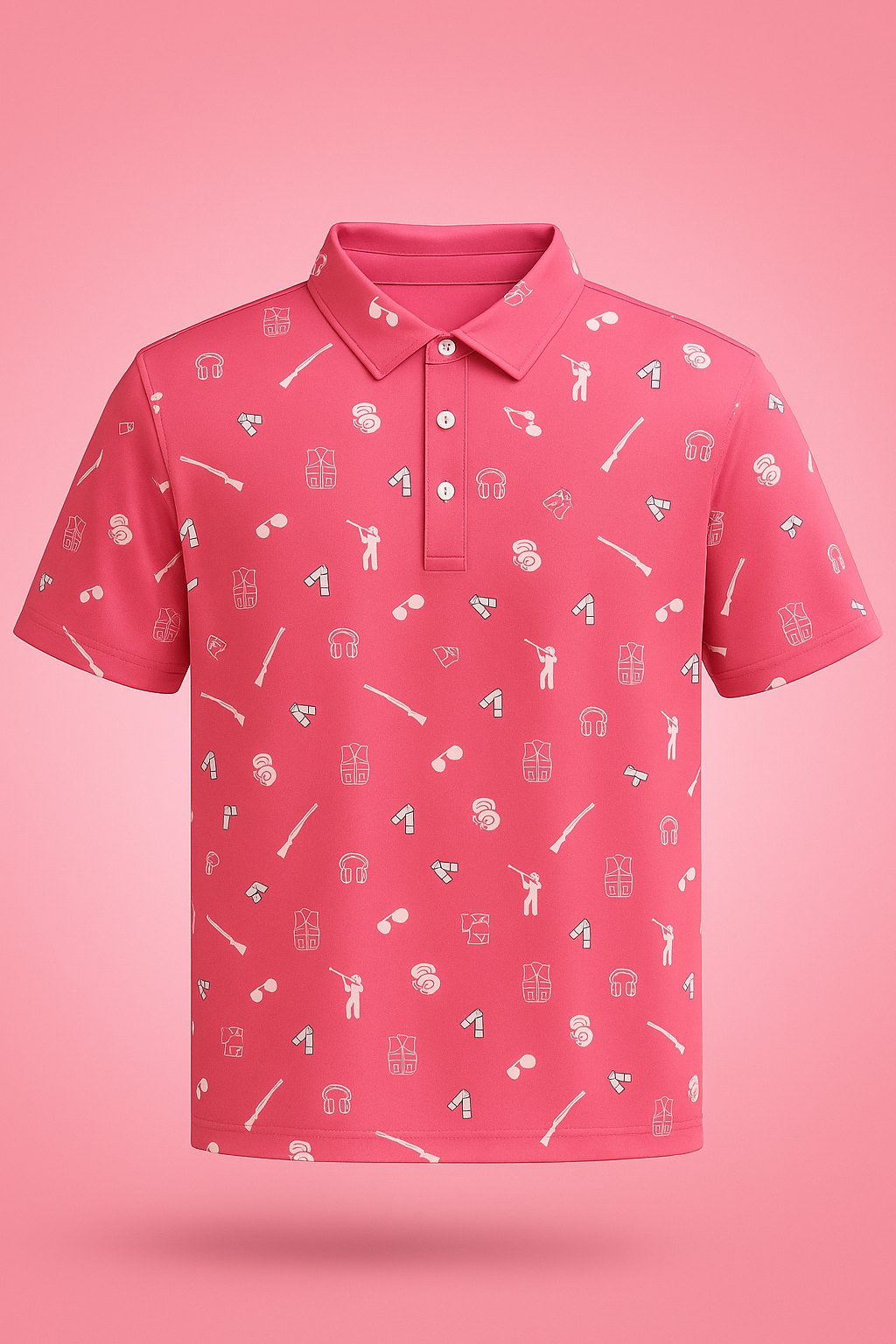 Venaticus Polo Shirt Collection – Pink, Navy & White