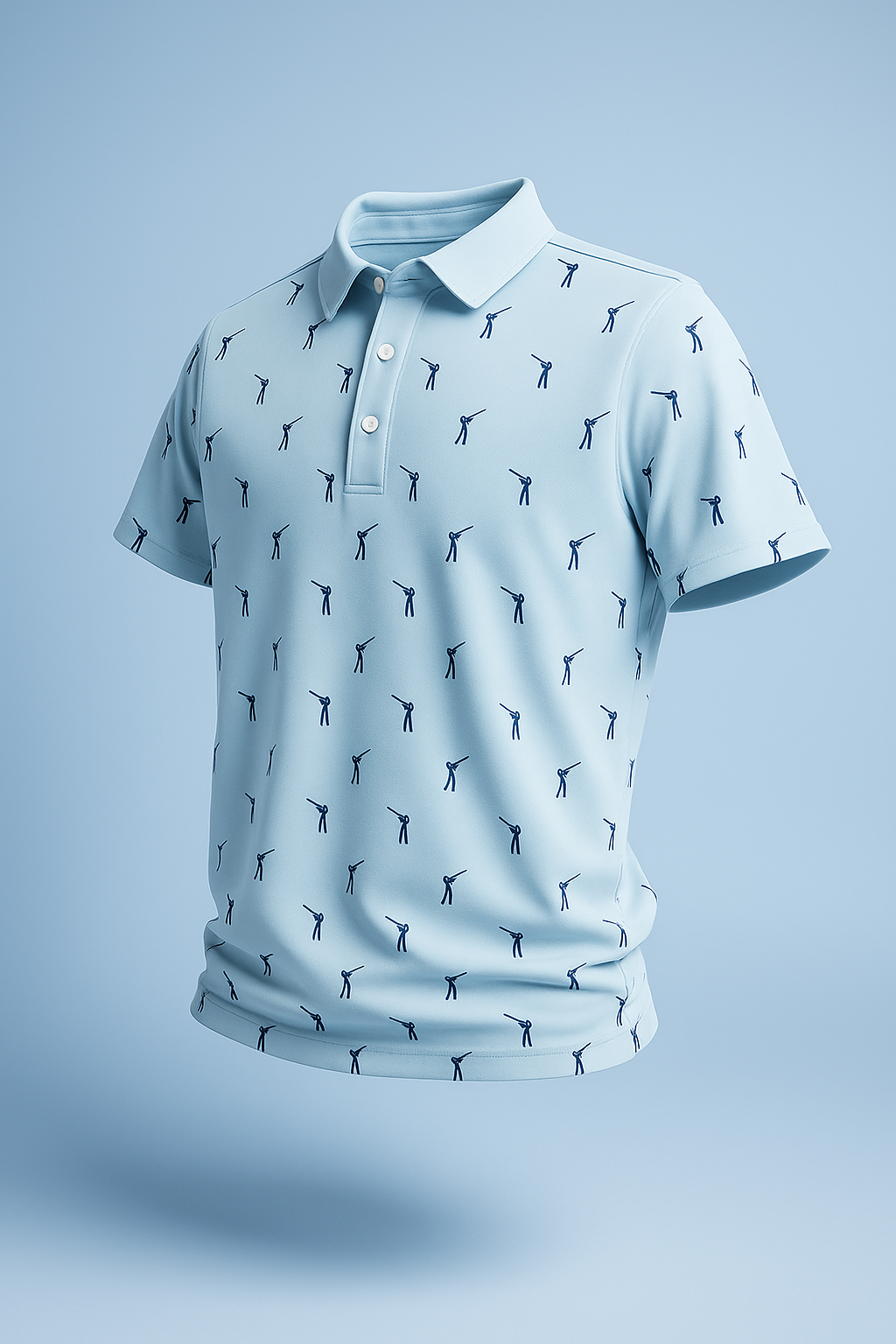 Venaticus Polo Shirt – Baby Blue