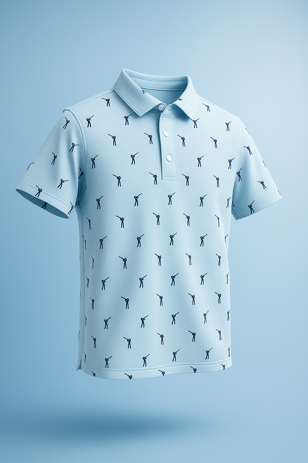 Venaticus Polo Shirt – Baby Blue