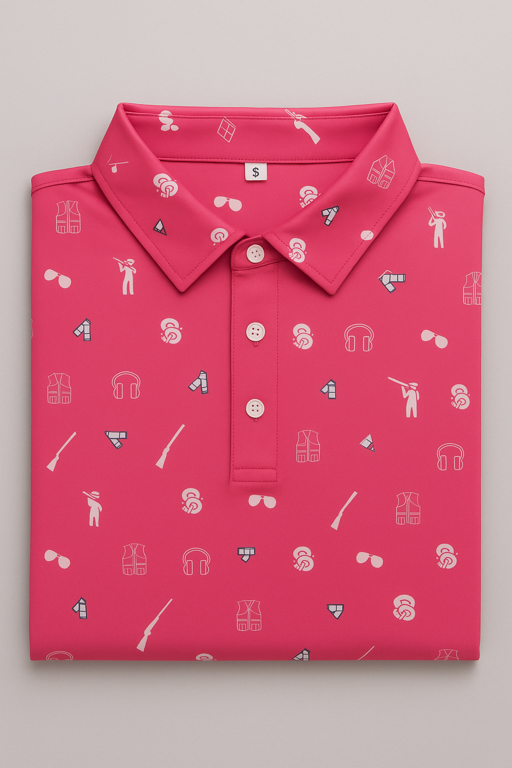 Venaticus Polo Shirt Collection – Pink, Navy & White
